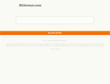 Tablet Screenshot of 365event.com